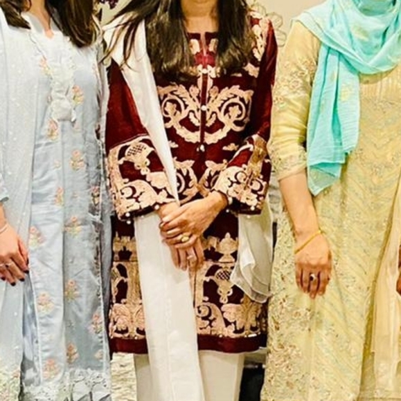 Pakistani Organza fancy kurta - Picture 9 of 9
